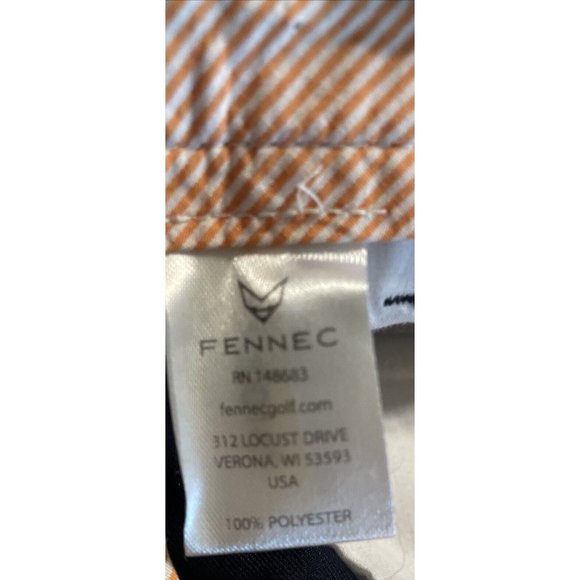 Fennec Men’s Golf Shorts Flat Front Navy Size 36‎ Excellent Condition 4 Pocket - Picture 7 of 8